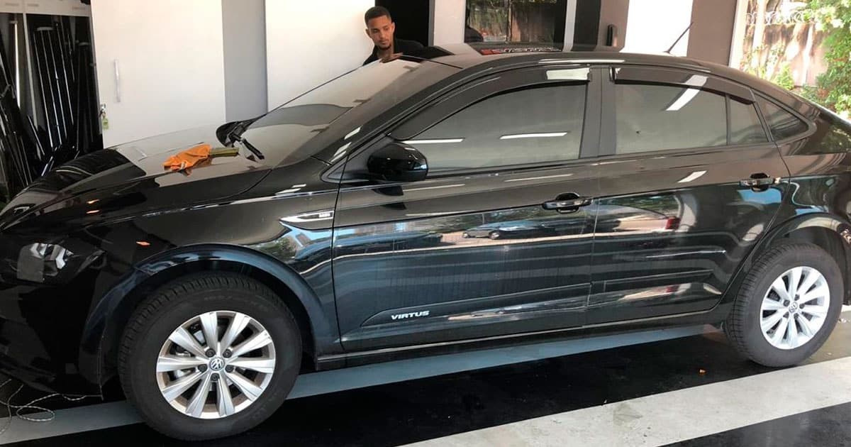 Insulfilm Automotivo RJ instalado em Volkswagen Virtus na Barra da Tijuca
